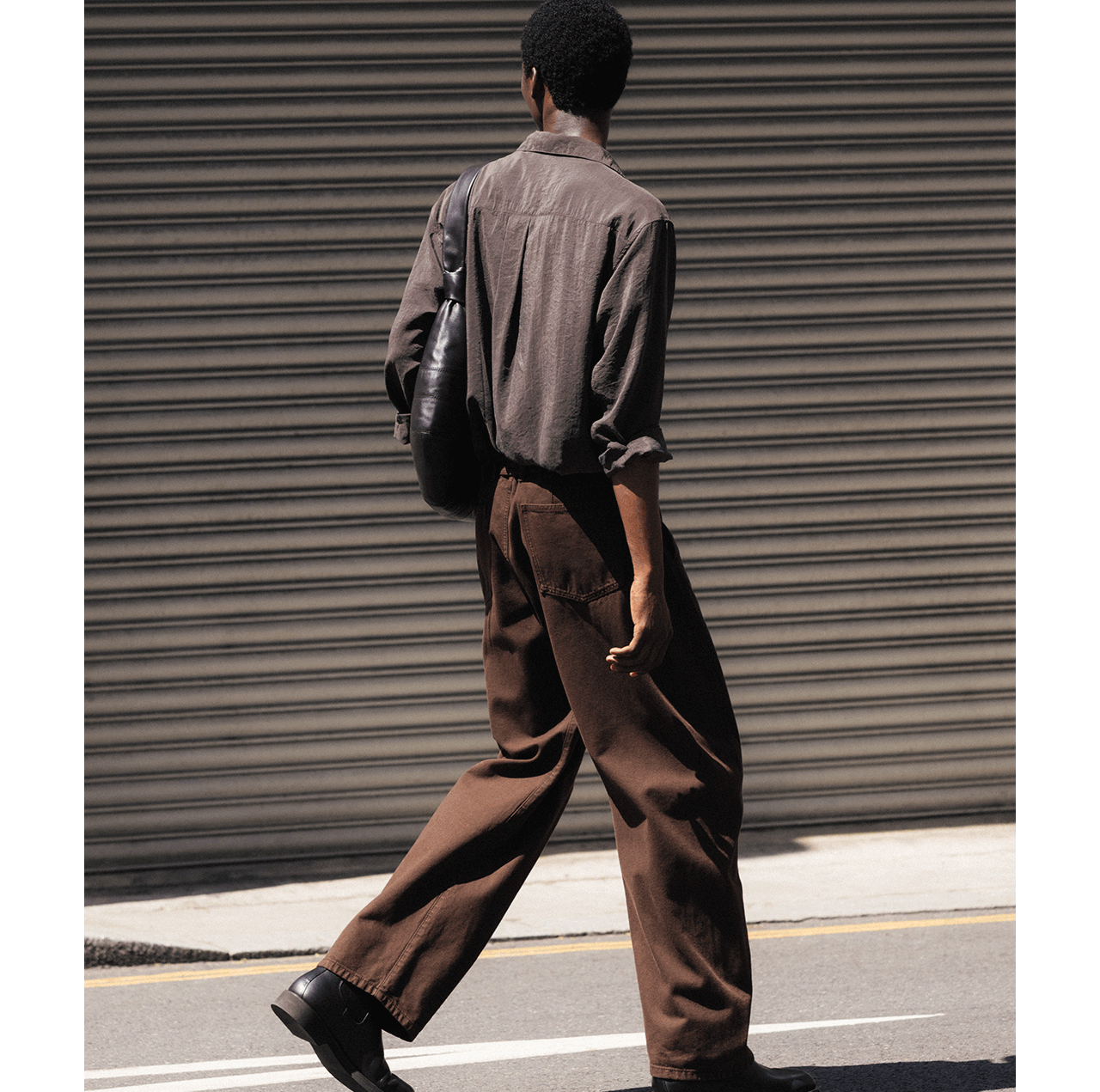 Brown shirt and trousers