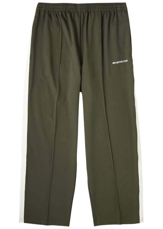 MKI MIYUKI ZOKU Logo wide-leg jersey track pants