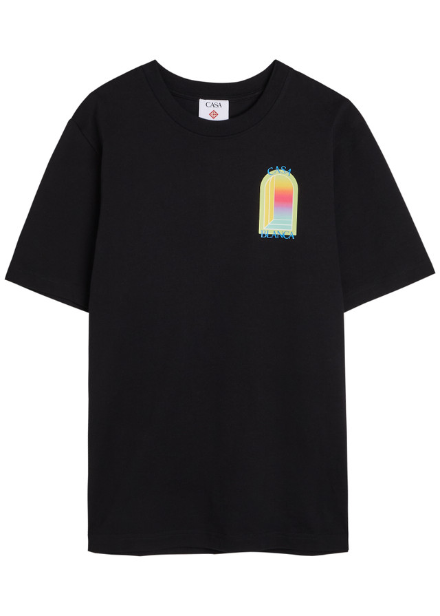CASABLANCA L'Arche printed cotton T-shirt