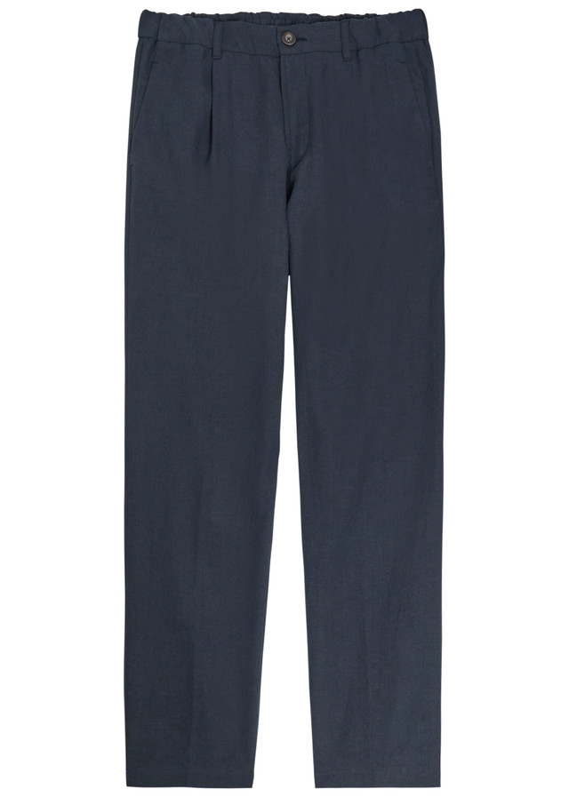 HERNO Linen and cotton-blend trousers