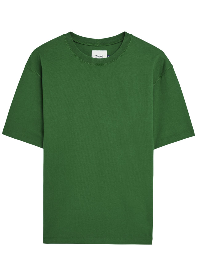 DRAKE'S Hiking cotton T-shirt