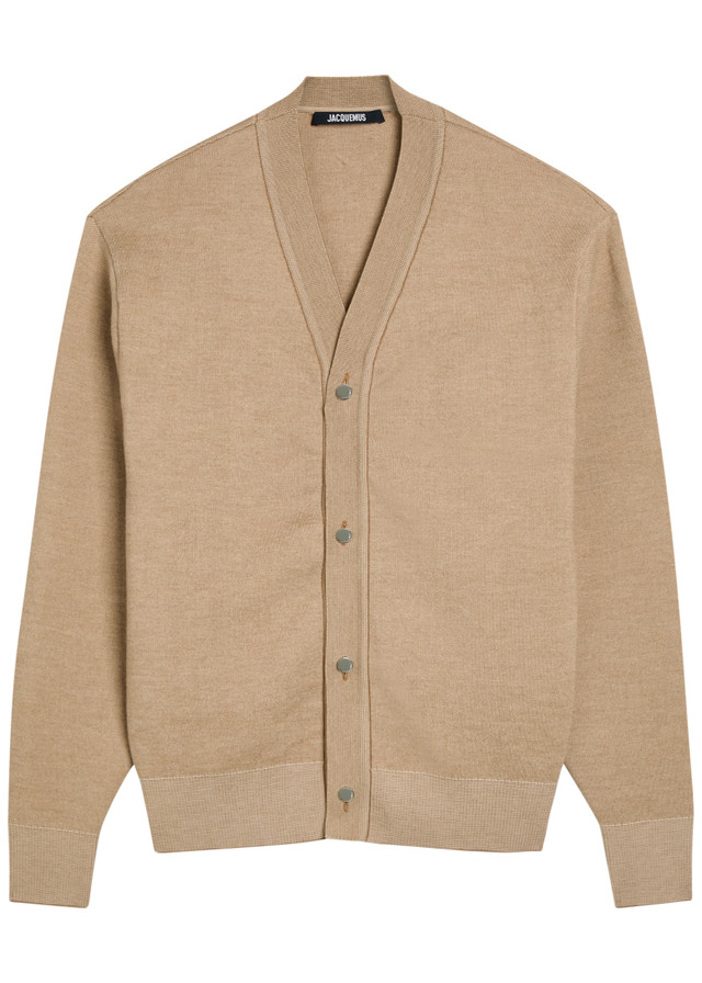 JACQUEMUS Le Cardigan Doppio merino wool-blend cardigan
