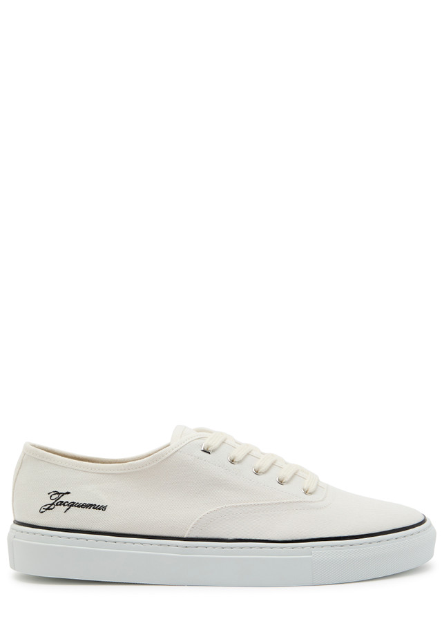 JACQUEMUS Les Fefe logo-embroidered canvas sneakers