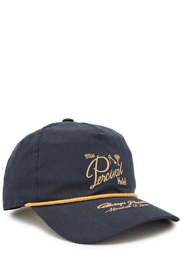 PERCIVAL Kingsley logo-embroidered cotton-blend cap