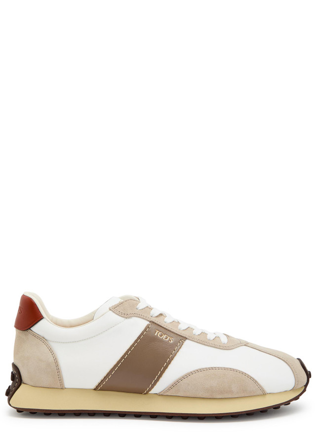 TODS Sportivo Active 26L panelled satin-twill sneakers
