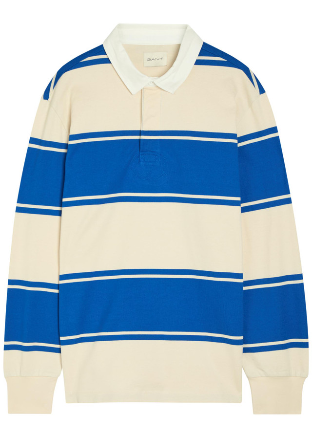 GANT Striped cotton rugby shirt