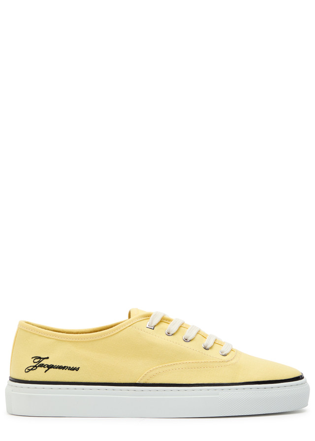 JACQUEMUS Les Fefe logo-embroidered canvas sneakers