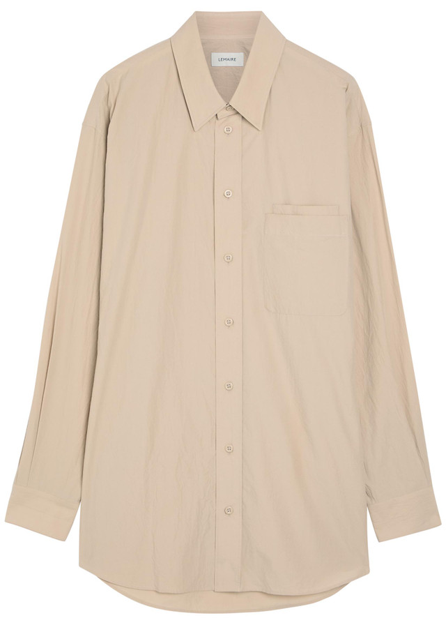 LEMAIRE Double-pocket cotton shirt