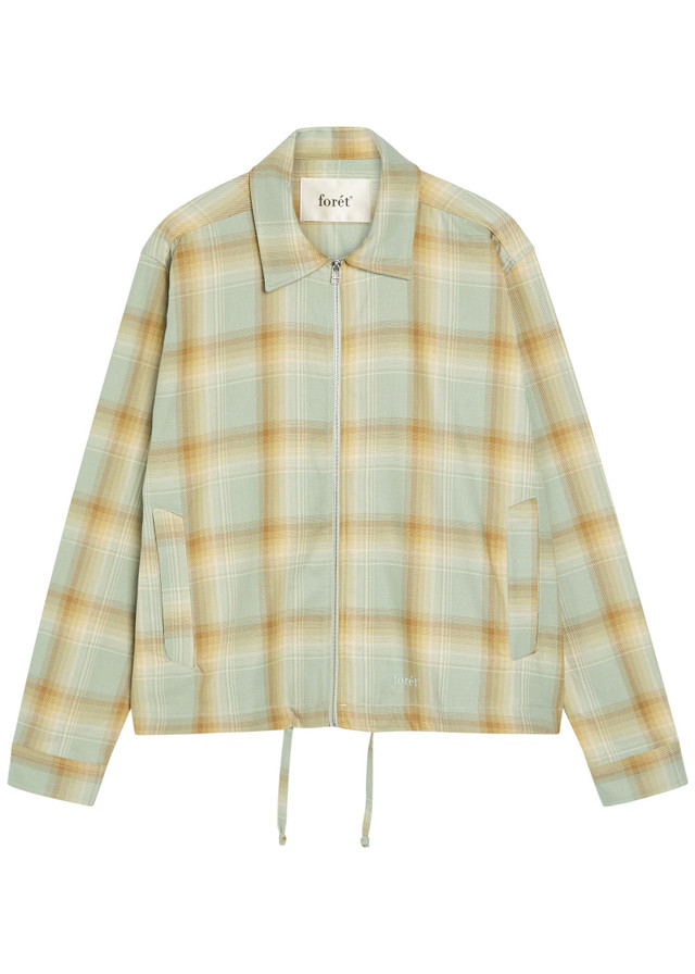 FORÉT Loft checked cotton overshirt