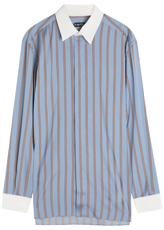 TOM FORD Striped silk shirt