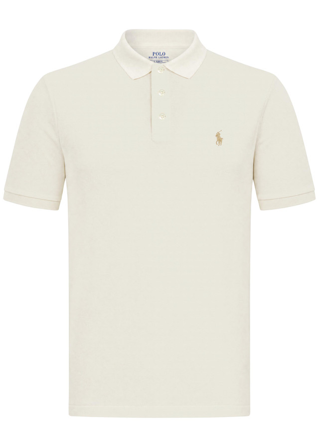 POLO RALPH LAUREN Logo-embroidered piqué cotton polo shirt