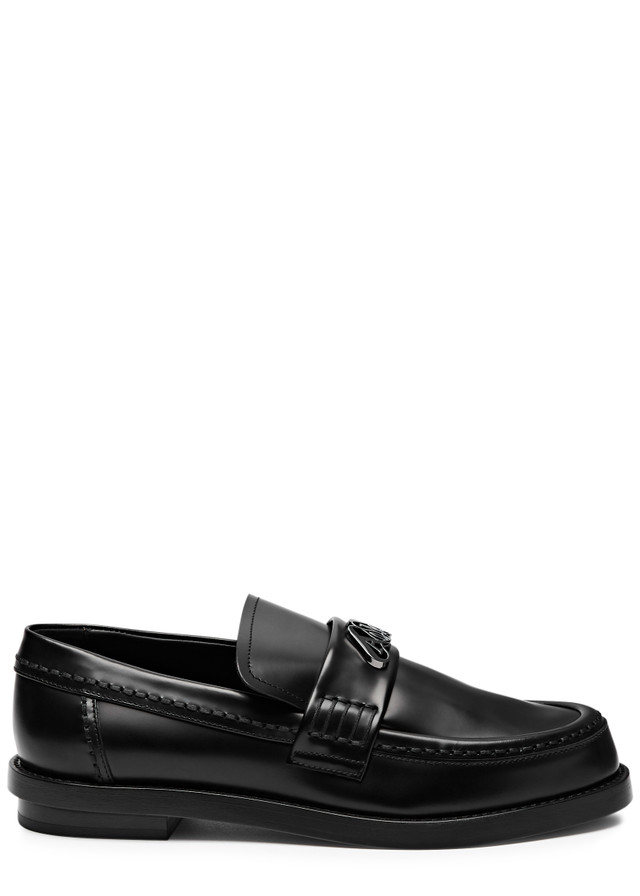 ALEXANDER MCQUEEN Seal leather loafers