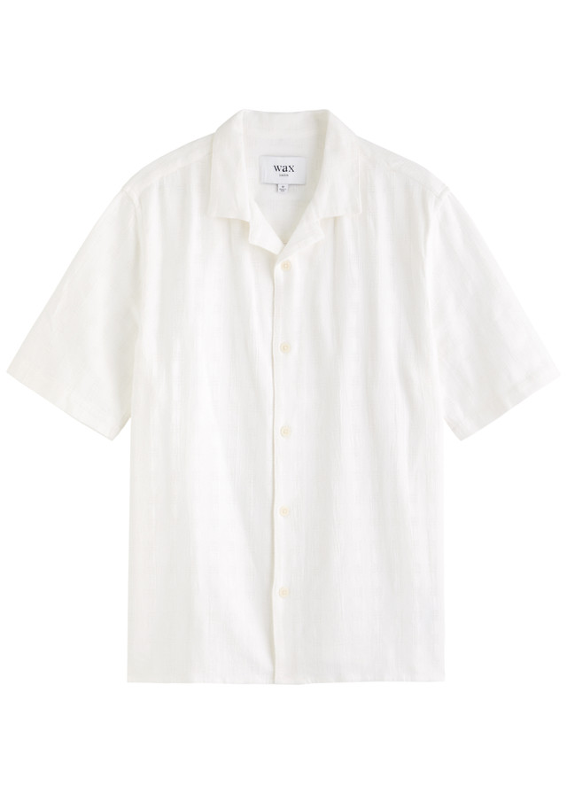 WAX LONDON Didcot woven cotton shirt
