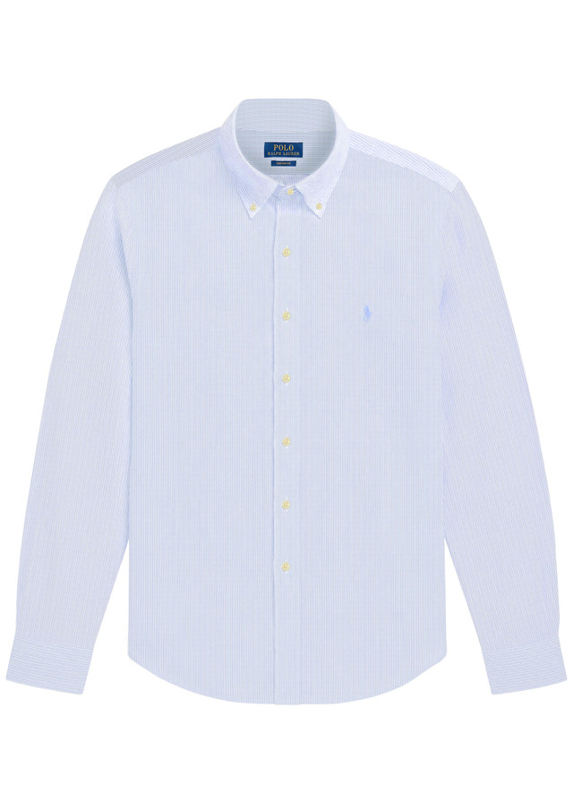 POLO RALPH LAUREN Striped linen shirt