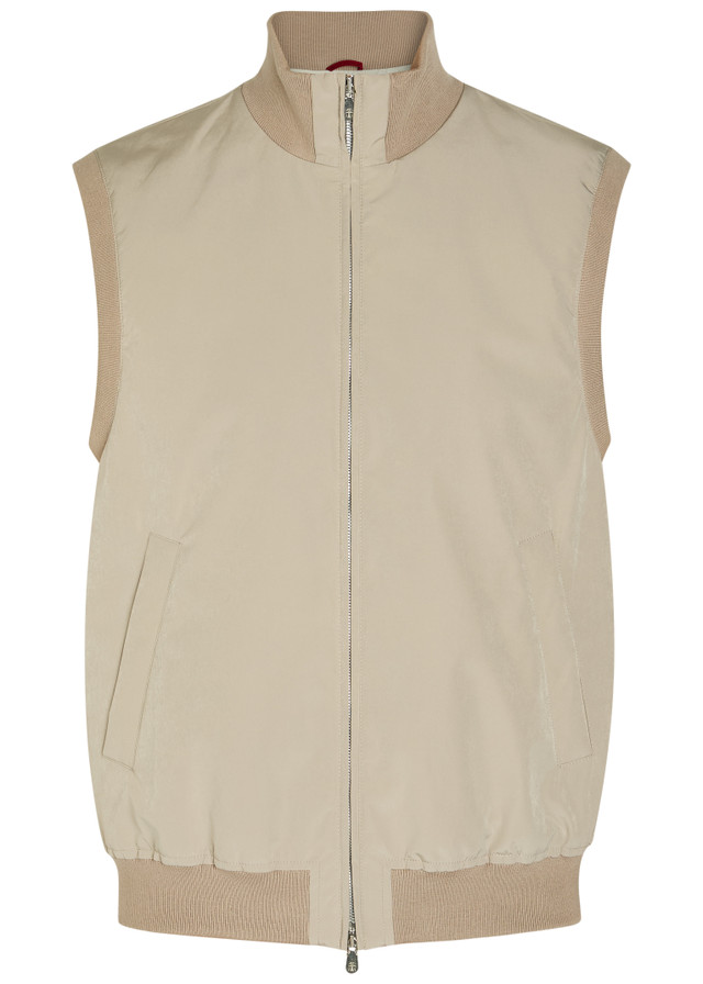 BRUNELLO CUCINELLI Water resistant sleeveless nylon gilet