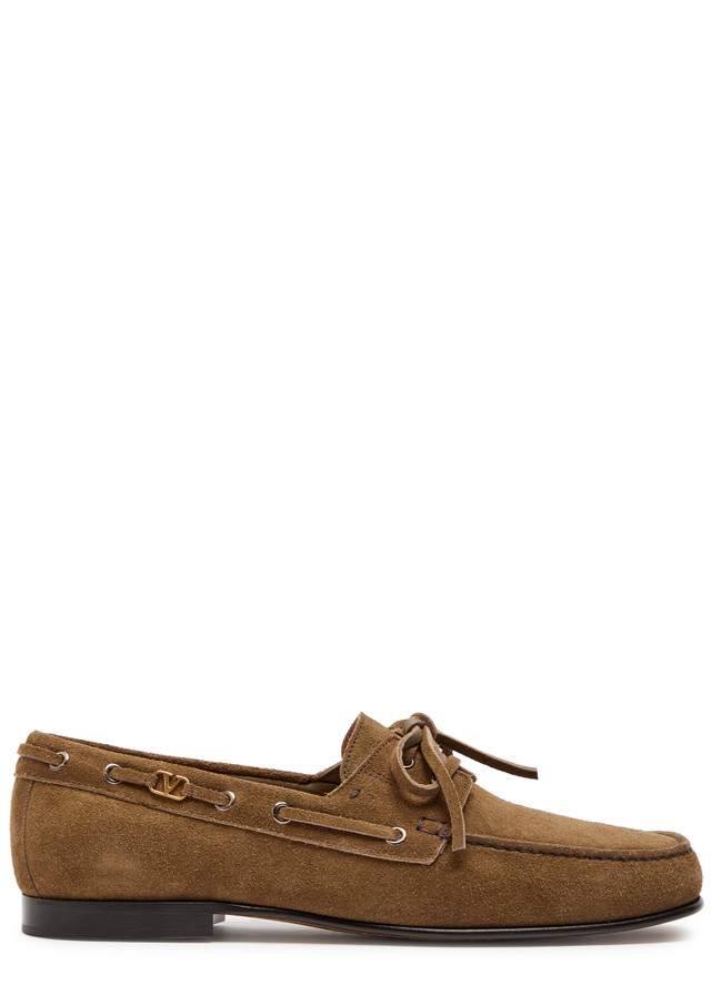 VALENTINO GARAVANI VLogo suede loafers