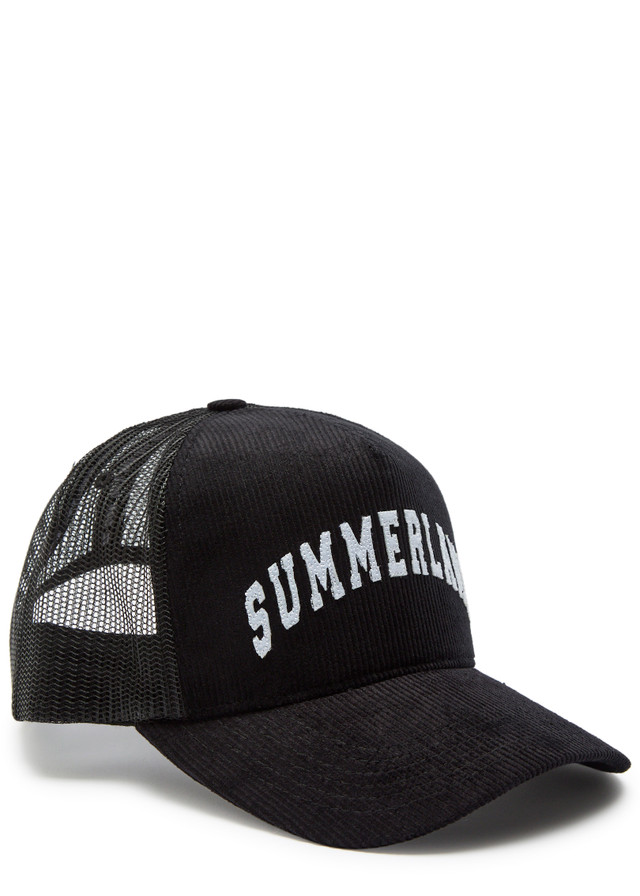 NAHMIAS Summerland corduroy and mesh cap