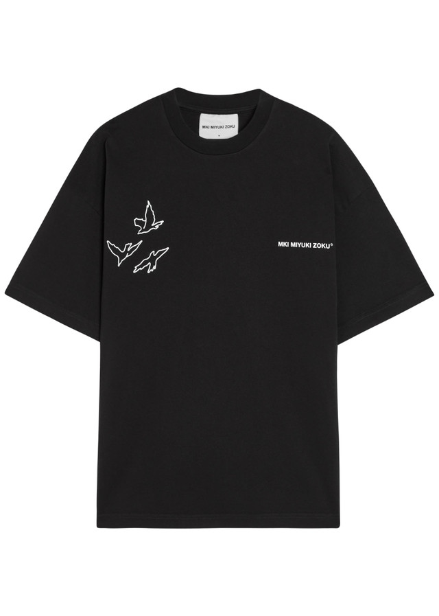 MKI MIYUKI ZOKU Flight printed cotton T-shirt