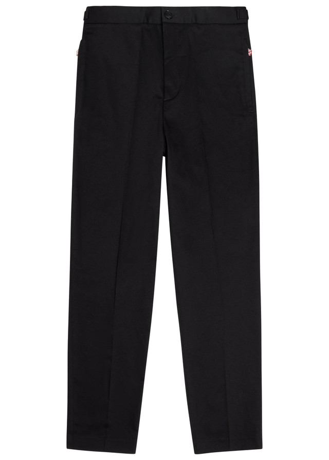 CASABLANCA Tapered-leg stretch-cotton chinos