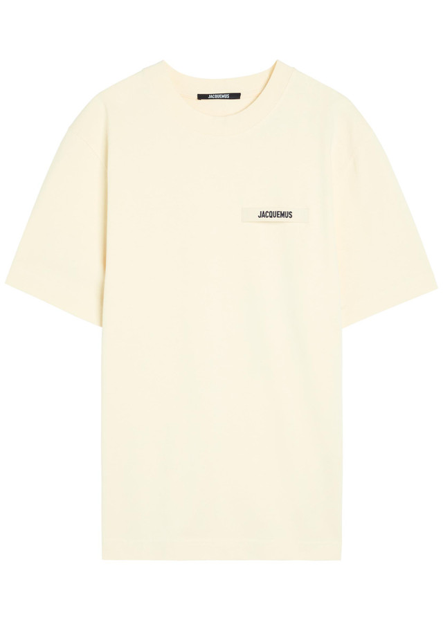JACQUEMUS Le T-shirt logo-embroidered cotton T-shirt