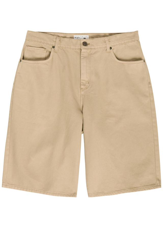 WAX LONDON Luca cotton-twill shorts