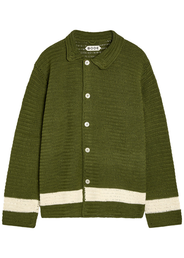 BODE Marsh crotchet-cotton shirt