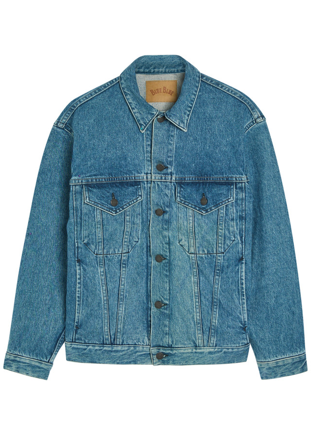 BLUE BLUE Panelled denim jacket
