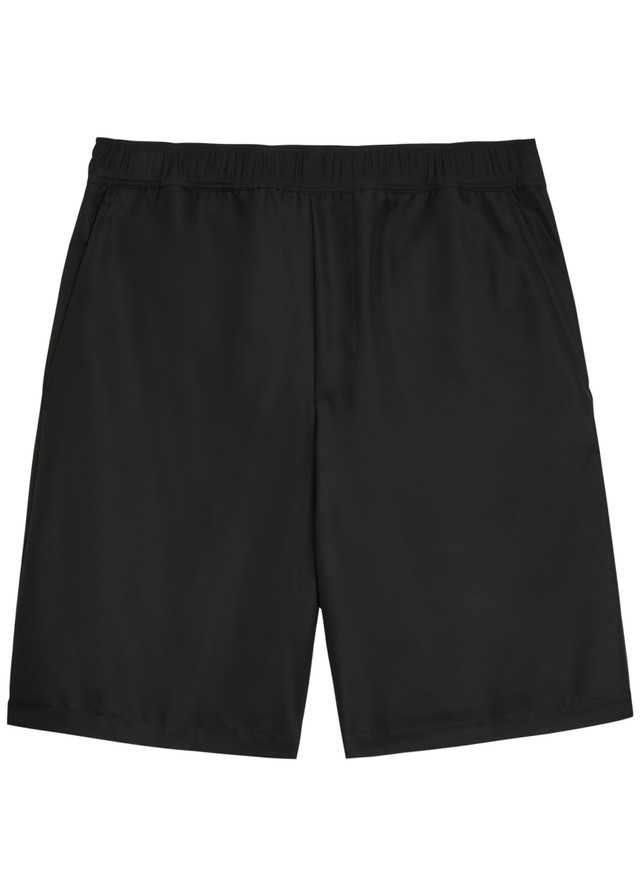 VOWELS Easy wool-blend shorts