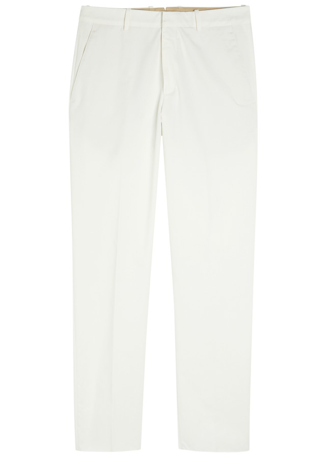 TODS Straight-leg cotton trousers